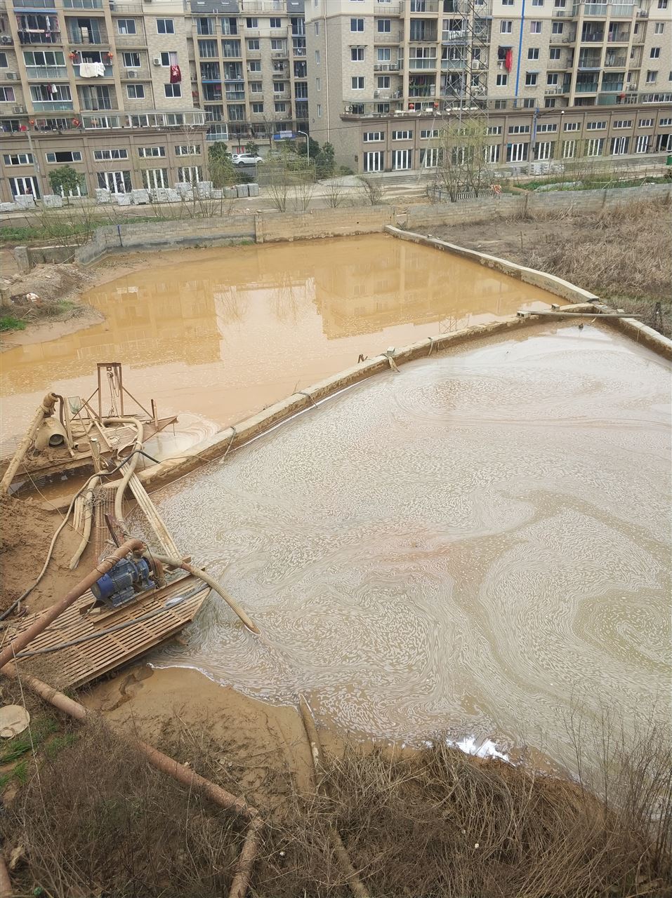 西山沉淀池淤泥清理-厂区废水池淤泥清淤