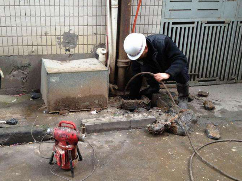 西山疏通下水道-洗菜池疏通